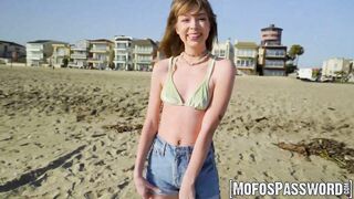 Teen brunette Leila Cove slobbers over daddy Charles Deras dick