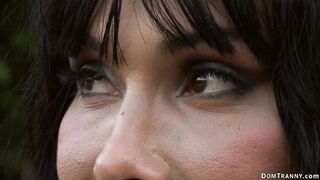 Rough t-girls fucking bound thieves