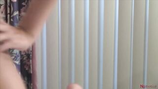 Super-sexy blond teen with charming tits