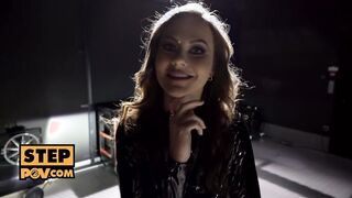 itsPOV: Your new step mom Tina Kay awaits you decked out in a full latex dress