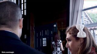 Prof fucks MILF & stepdaughter