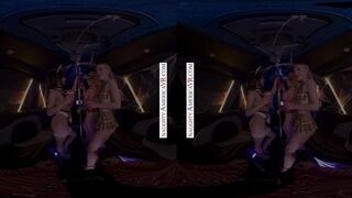 Naughty America - Jamie Jett, Sandra Luberc, & Spencer Bradley Halloween 4some