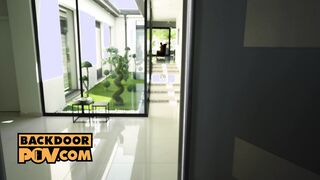 POV - Kinky bitch Kitana Lure agrees to stepbrother threeway