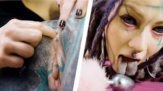 Play Dominatrix POWER EXCHANGE ALTERNATIVE Cat-chick - Lesbian, Huge Booty Plug Ass Fucking