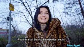 Hot French Schoolgirl Public Blowjob - Crystal Cherry, Martin Gun