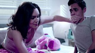 University teen Freya Parker fucks her stepsisters huge cock study buddy