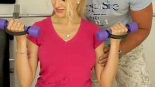 BIG BOOBED HOTTIE RAVAGED IN A GYM