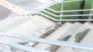 Cock eating blonde teen rides coed dick