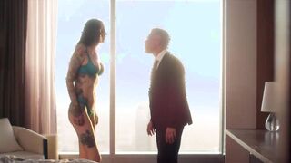 Tattooed babe Rocky Emerson is always ready for a hard meat