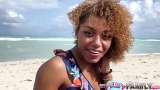 French Step Cousin Visits Miami for Hard Dick