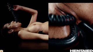 Double Ass Fucking Colombian Destroyed by Aliens & filled up