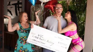 Lucky Dad Wins Little Puck’s Muff