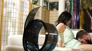 Big Breasted TBabe with thick meat getting butt banged