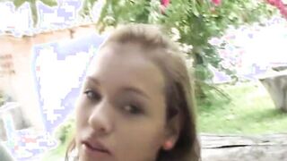 Interracial fuck teen sucks black cock