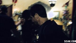 SISTERTRICK - Officers entering into a family quarrel