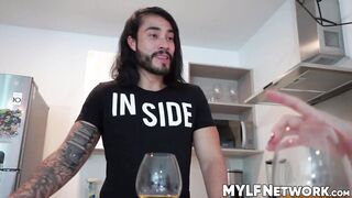 Mesmerizing Sebastian Bolanos screwed deep in a doggystyle position by Mario Leon