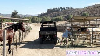 Big Titted Cowgirl Blake Blossom Banged By Her Neighbor