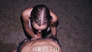 Flexible hot girl Blair Williams ravaged by the pool