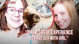 Ersties - Charming Babe Rita Makes Her First Lesbian Sex Video With Anca