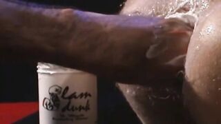 Jerek's big dick stood at attention the entire time, a rigid counterpoint to hi