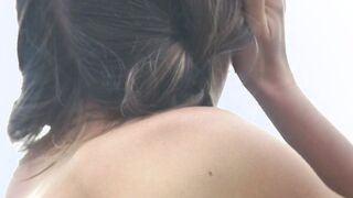 Sensual babe enjoys seducing slowly