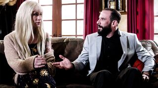 Huge dick step dad reunites with TS stepdaughter by pounding her