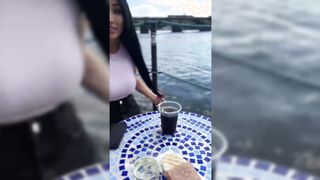 Lovely Afternoon Date In Prague With Brunette Babe Clea Gaultier