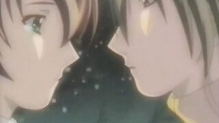 Hentai babe gets jizzed after riding