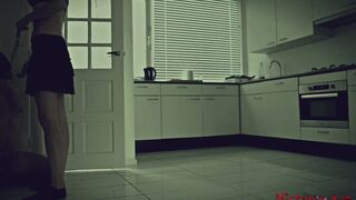 Femdom cuckold humiliation before going out