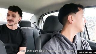 Latin Pibe gives Luke Ryder a nice shot inside his tight booty