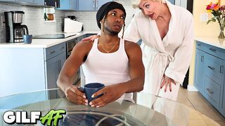 GRANDMA Perks Him Up! DD- White Hardcore Interracial GRANDMA