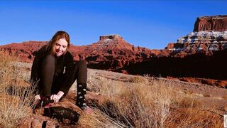 Filth, beautiful babe, bondage, freedom -- an assfucking BDSM documentary