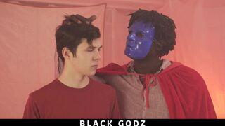 Black Godz - ebony shaft Stud Interracial Fucking With Twink