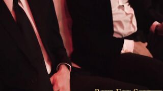 Hot Austin pounds his booty on the fat huge cock with master Felix Kamp & Le