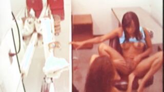 Horny office lesbo girls licking