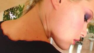 Sophie fists & DPs her beaver with two dildos