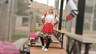 Two sexy cheerleader get it on in a lesbian scene - Ava Sinclaire, Leanna Lovings