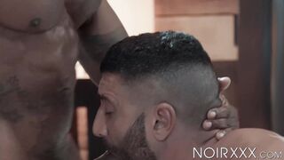 Choking submissive Luca Miklos booty & throat with my big black dick is beyond pretty