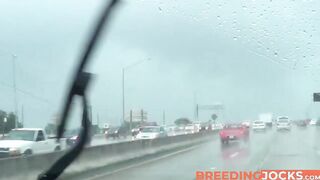 Unshaved bottom Brett Cash has his anus demolished raw by big dicked Jack Hunter