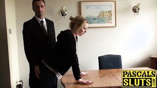 Wicked chubby hottie fucks rough & hard with an older dom