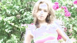 Selina 18 perfect tits & fingering cunt