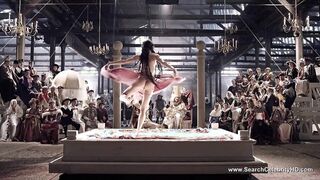 Cutie Kate Moran exposing her tiny tits in public