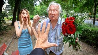 I was ready to pay the mean old fart for that tight beaver…