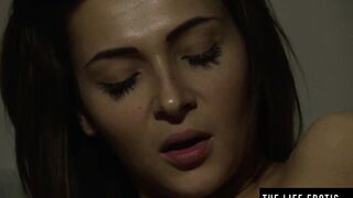 THE LIFE EROTIC Hot blonde watches as her horny lesbian GF masturbates