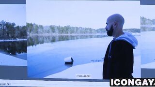 Damon Andros swallows  all of his step sons sexy load