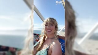 Big Breasted Lena Paul's Beachside Seduction