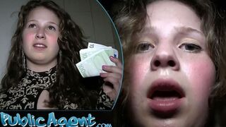 Public Agent's First Creampie for Fertile 18yo