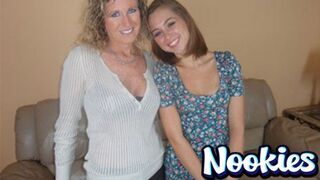 Mrs. Jade & Teen Riley's Nasty Dick Sucking Threesome