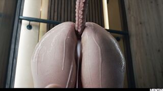 Hardcore Real Life Hentai - Cum Whore Redhead Sata Jones Monster Banged in Elevat