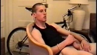 Adam Strips & Jerks Off